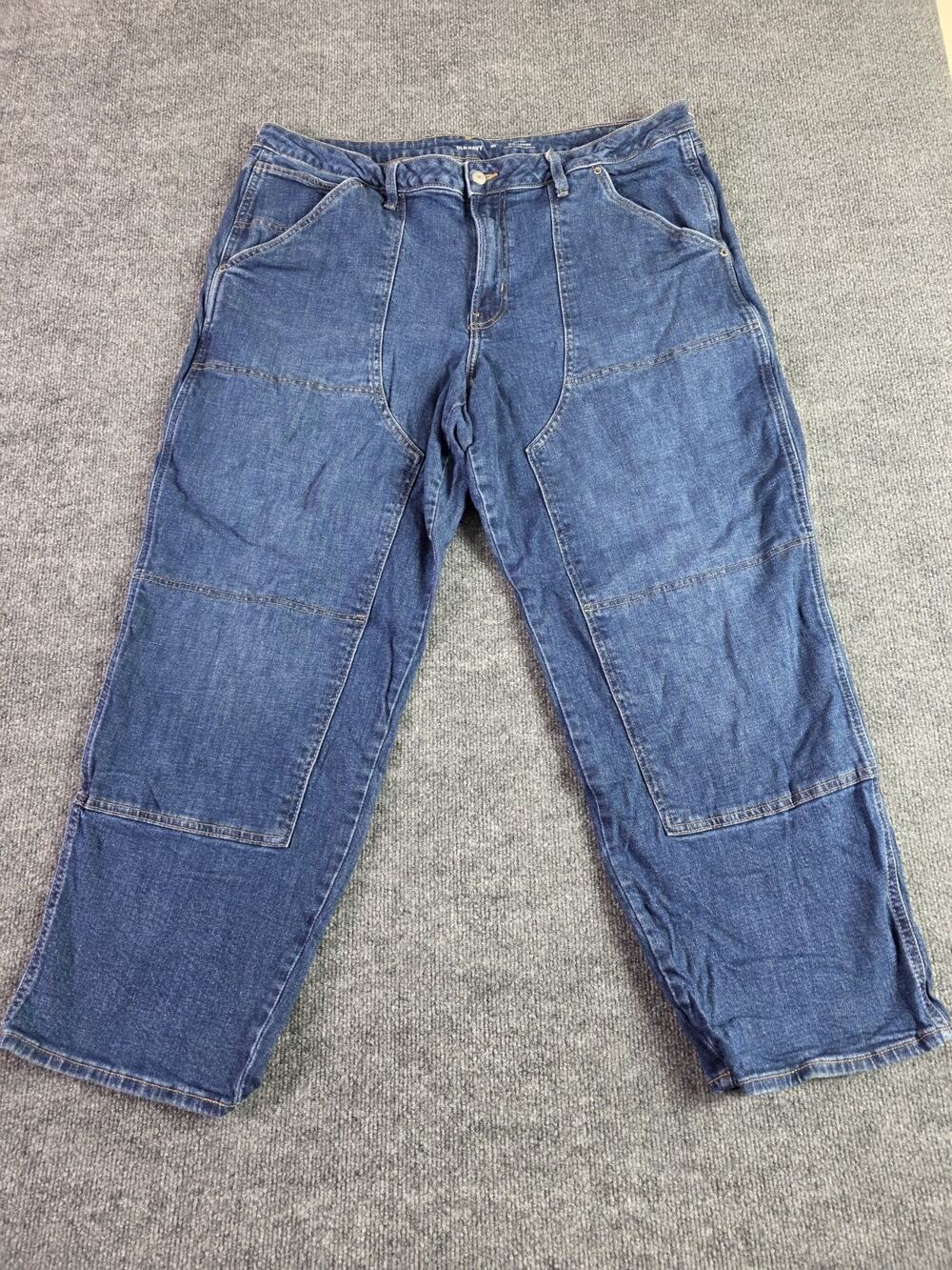 Old Navy OG Loose High Rise Jeans Womens Size 20x28 Secret Smooth Pocket